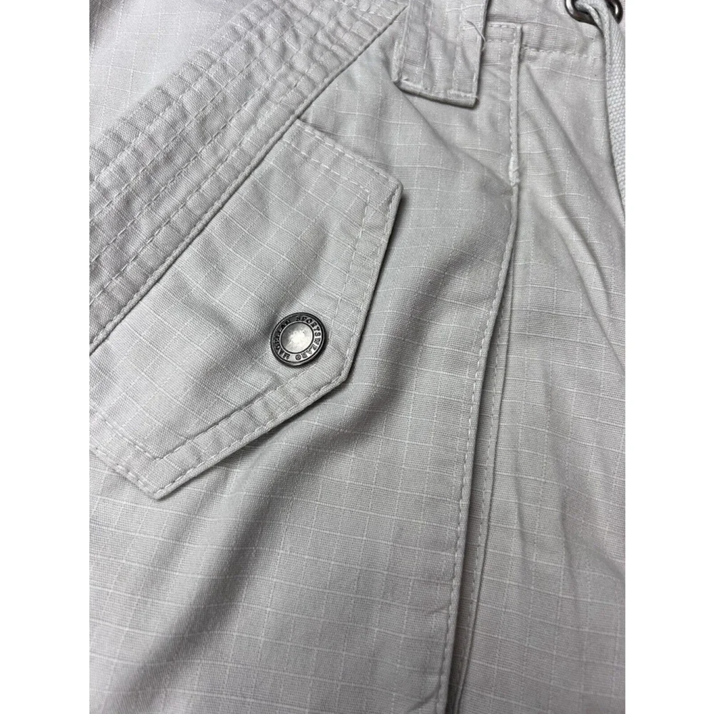 Magellan Sportswear Women’s Cream Cargo A Line Tie Front Skirt size 4 EUC - Picture 6 of 13